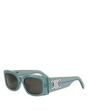 Triomphe Rectangular Sunglasses, 53mm