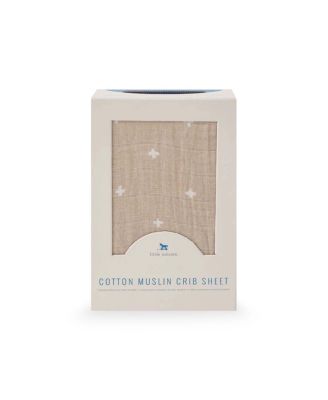 Unisex Cotton Muslin Crib Sheet - Baby