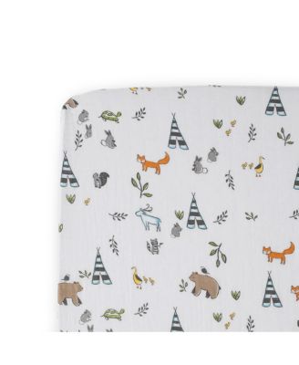 Unisex Cotton Muslin Crib Sheet - Baby