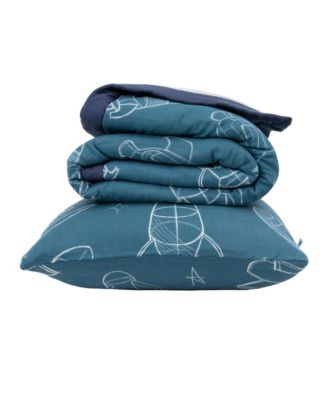 Unisex Cotton Muslin Bedding Set - Baby, Toddler