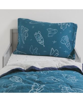 Unisex Cotton Muslin Bedding Set - Baby, Toddler