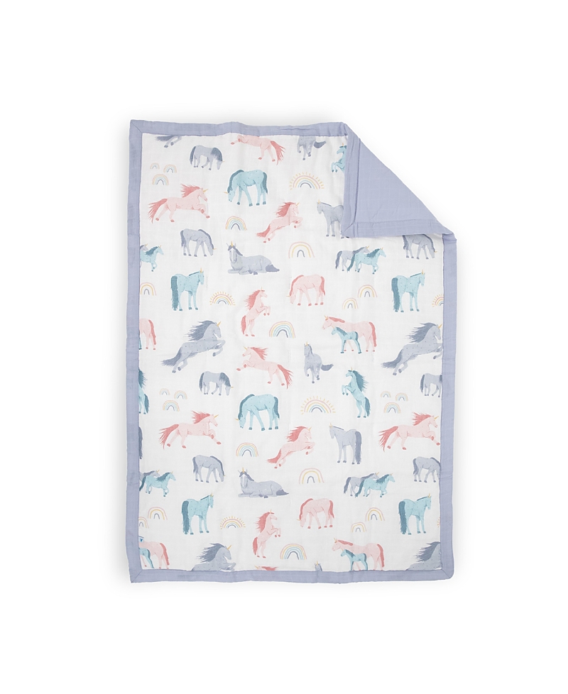 Little Unicorn Unisex Cotton Muslin Toddler Comforter - Baby, Little Kid