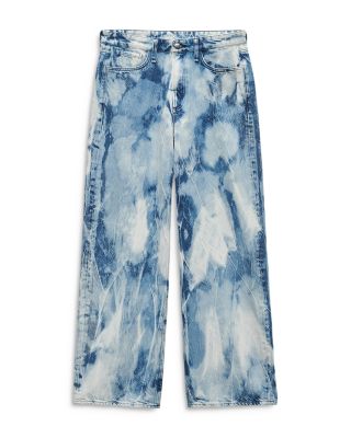 Logan Mid Rise Wide Leg Jeans in Indigo Water Color