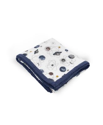 Unisex Cotton Muslin Quilted Throw - Baby