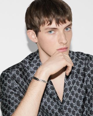 Sterling Silver Tag ID Plate Curb Link Bracelet