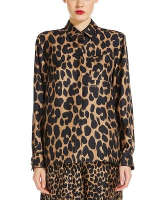 Max Mara Etna Silk Shirt | Bloomingdale 