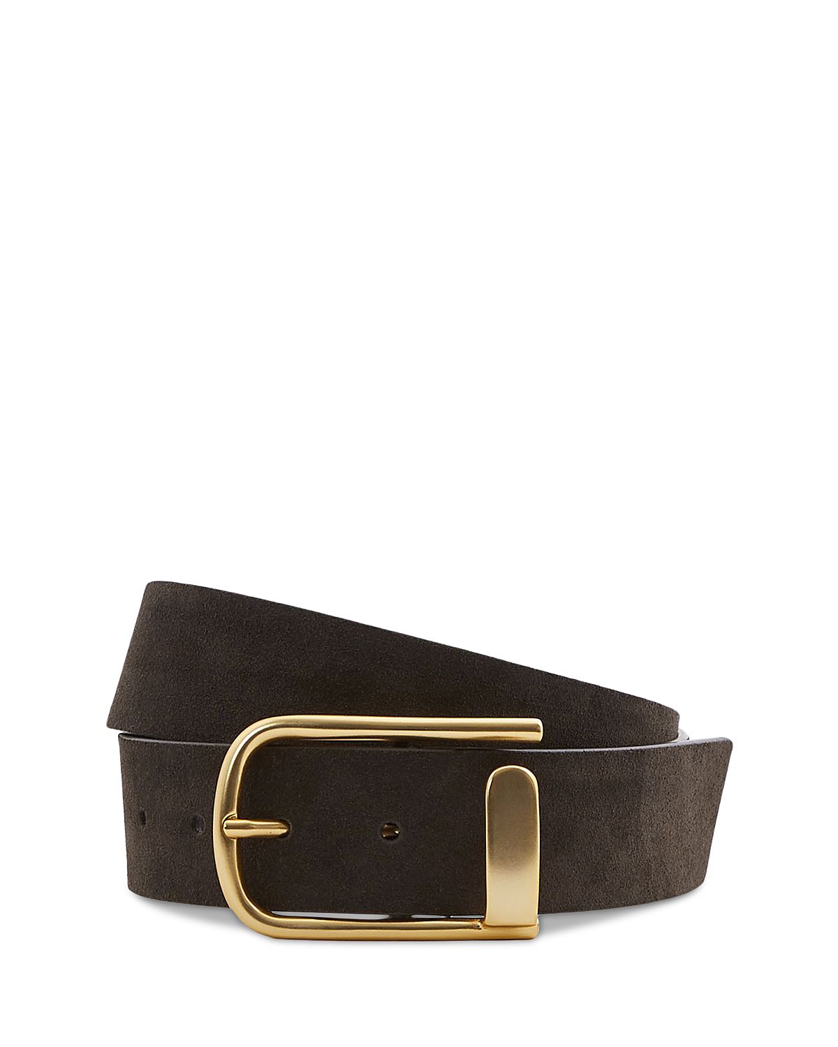 Reiss Women's Iyla Half Keeper Buckle Suede Belt