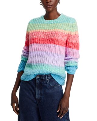 AQUA - Rainbow Crewneck Sweater - Exclusive
