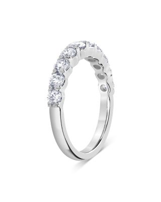 Certified Lab Grown Diamond Bridal Set in 18K White Gold, 4.75 tcw