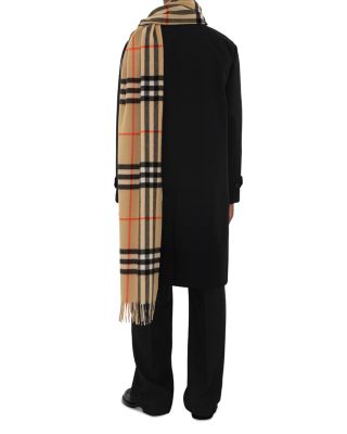 Check Cashmere Scarf