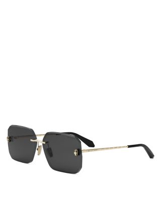 Serpenti Rectangular Sunglasses, 62mm
