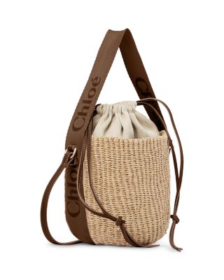 Woody Small Woven Basket Tote