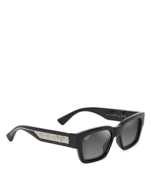 Kenui Classic Rectangular Sunglasses, 53mm