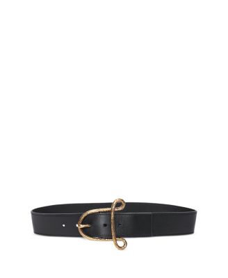 Altuzarra - A Logo Buckle Women's Leather Belt