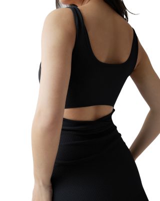 strapless open back dress Bra Long Dress, Mahogany / S main image 0