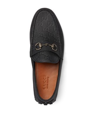 Men's GG Leather Horsebit Drivers