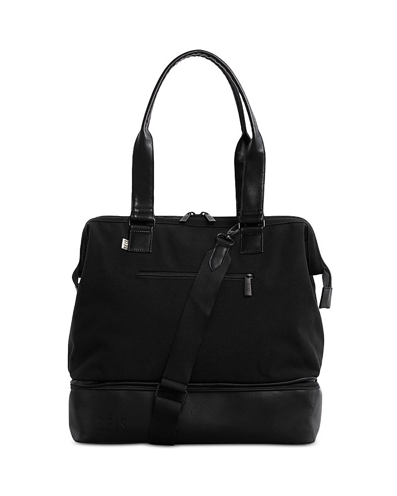 Beis The Mini Convertible Weekend Travel Bag In Black