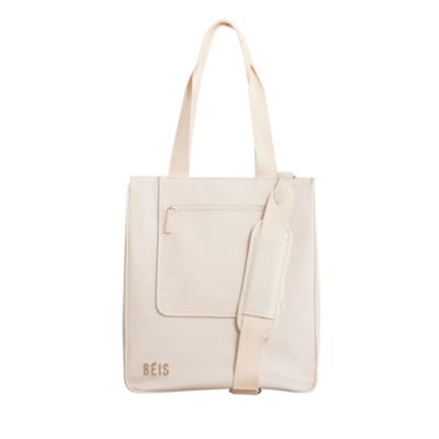 BÉIS - The North To South Tote in Beige