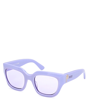Pucci Butterfly Sunglasses, 51mm In Blue