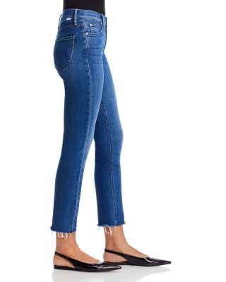 The Dazzler Mid Rise Ankle Straight Jeans in Nothing Between Us