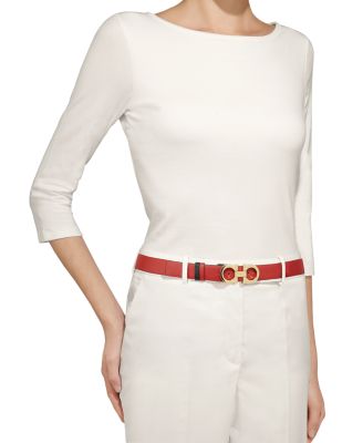 Women's Gancini Reversible Belt