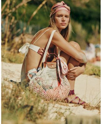 Le Pliage Filet Large Knit Bag