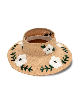 Nikki Beach - Fleur Raffia Visor