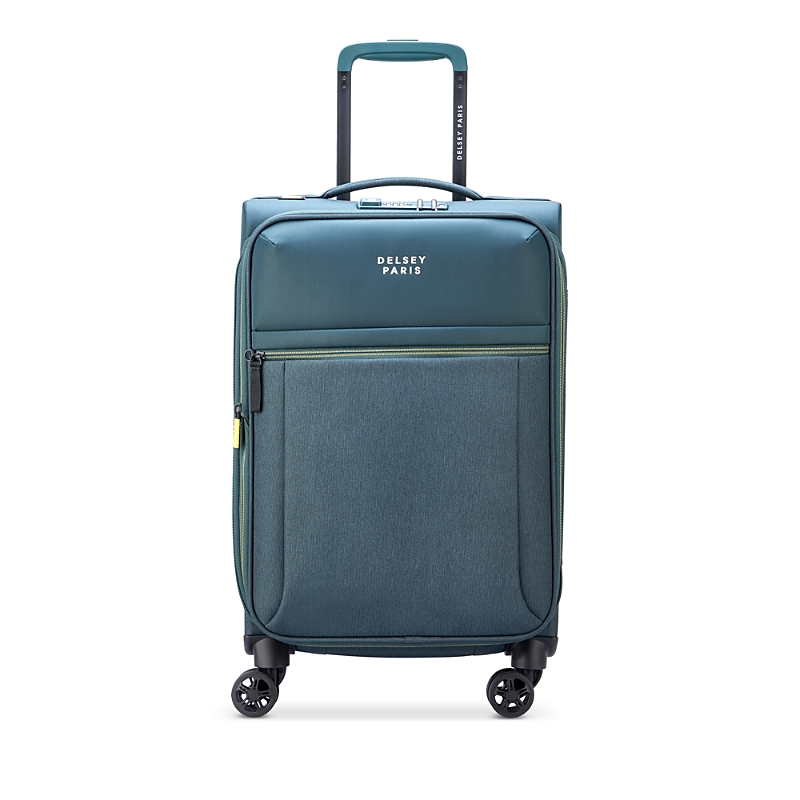 Delsey Paris Brochant 3 20 Expandable Carry On Spinner Suitcase In Green