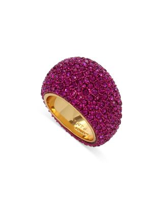 Kurt Geiger London Pave Dome Cocktail Ring