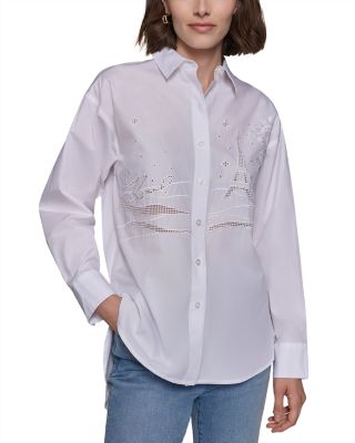KARL LAGERFELD PARIS - Embroidered Shirt