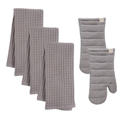 Kaf Home Monaco Kitchen Linen Bundle, Set of 5
