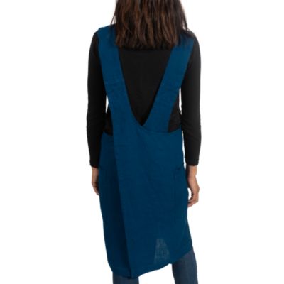 Firenze Stone Washed Linen Smock Apron