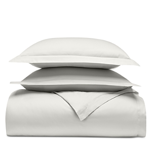 BOLL & BRANCH SIGNATURE ORGANIC COTTON HEMMED DUVET SET, FULL/QUEEN