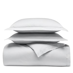 Boll & Branch Signature Organic Cotton Hemmed Duvet Set, Full/queen In Sky