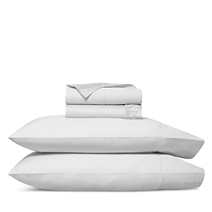 Boll & Branch Signature Organic Cotton Hemmed Sheet Set, Queen In Sky