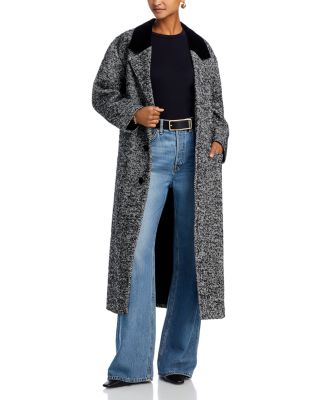 FRAME - Long Herringbone Coat