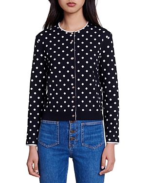 MAJE MYDOTS CARDIGAN