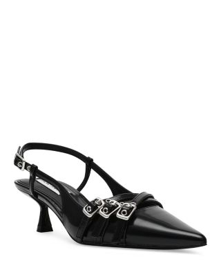 STEVE MADDEN - Women's Loca Slingback Buckled Pumps