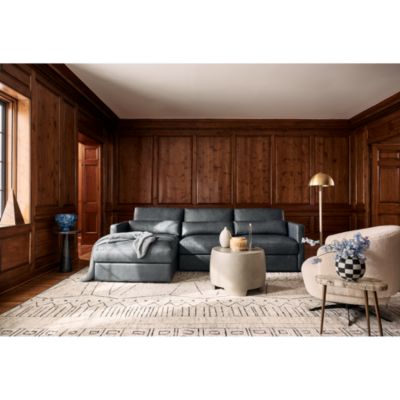 Amaro 2-Piece Leather Sectional