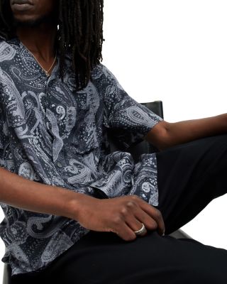 Zowie Relaxed Fit Printed Short Sleeve Camp Shirt