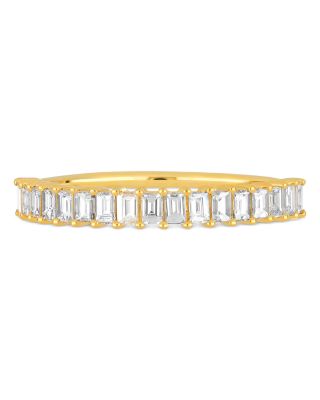 EF Collection - 14K Yellow Gold Diamond Baguette Ring