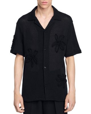 Sandro - Mesh Flower Shirt