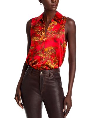 L'AGENCE - Emmy Sleeveless Silk Top