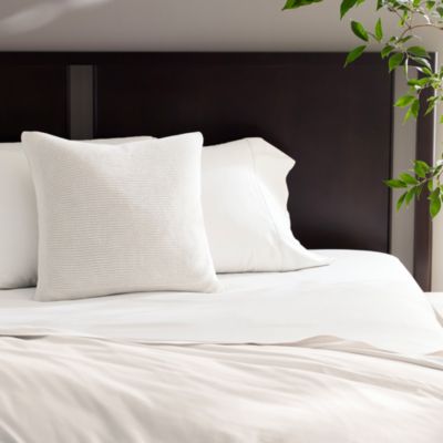 Ribbed Knit Decorative Pillow with Insert, 20&amp;quot; x 20&amp;quot;