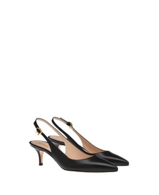 Gianvito Rossi - Women's Ribbon Sling Pointed Toe Pumps