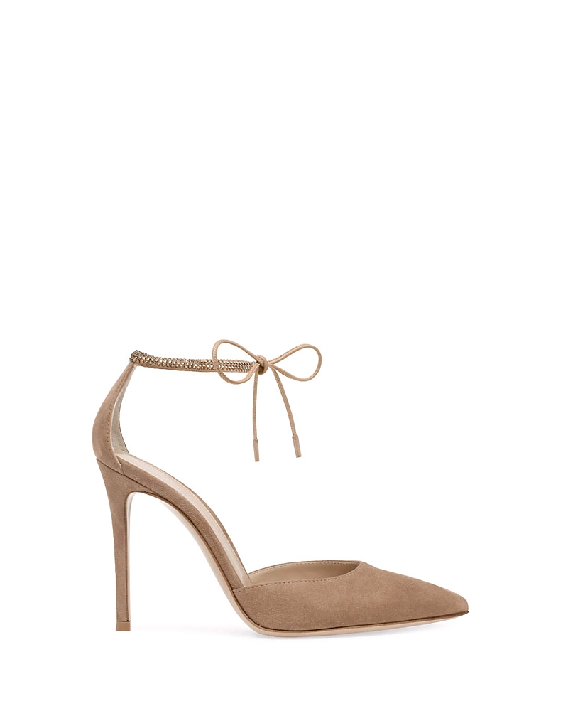 Gianvito Rossi Women's Montecarlo D'orsay Ankle Pump In Pink