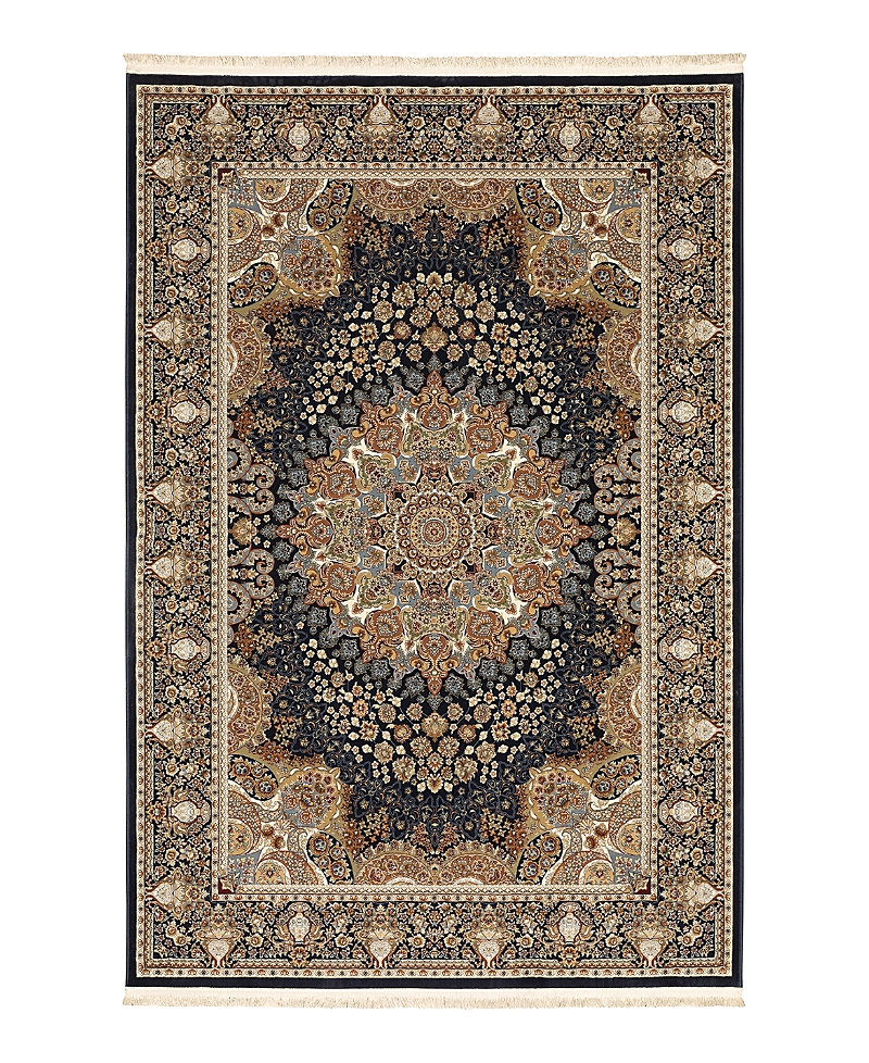 Oriental Weavers Masterpiece 1802b Area Rug, 5'3 X 7'6 In Navy