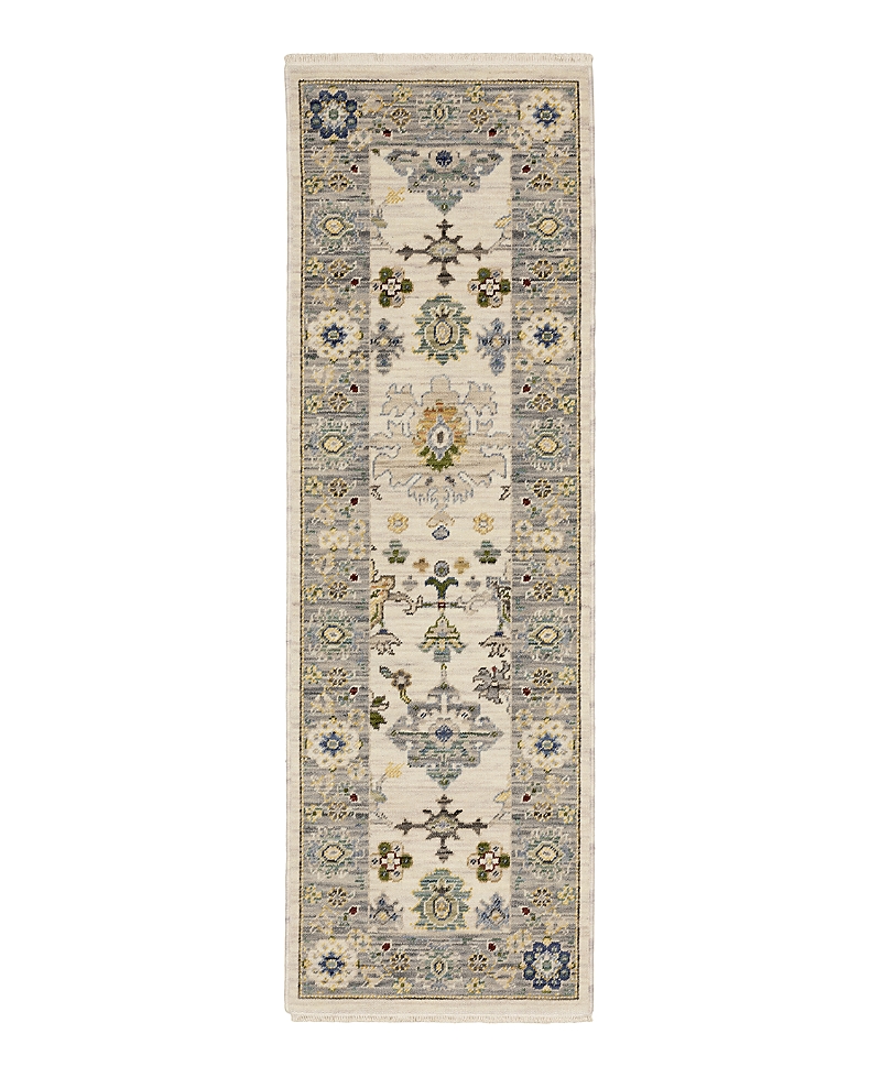 Oriental Weavers Lucca 846h1 Runner Area Rug, 2' X 6' In Ivory