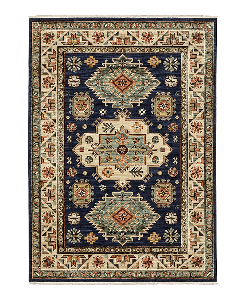 Oriental Weavers Lilihan 532b6 Area Rug, 3'3 X 5' In Navy