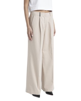 Peserico Pleated Wide Leg Pants
